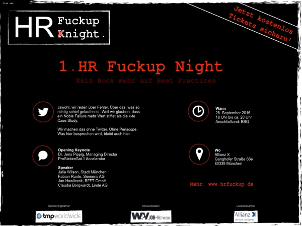 1. HR Fuck Up Night - eCard Social Media